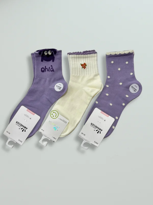 Pack de Media Lilas x 3