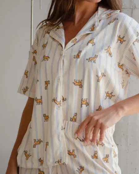 Pijama Camisero Quíos Tigres