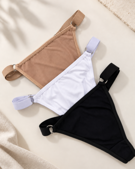 Eco Pack Tanga Algodón x 3