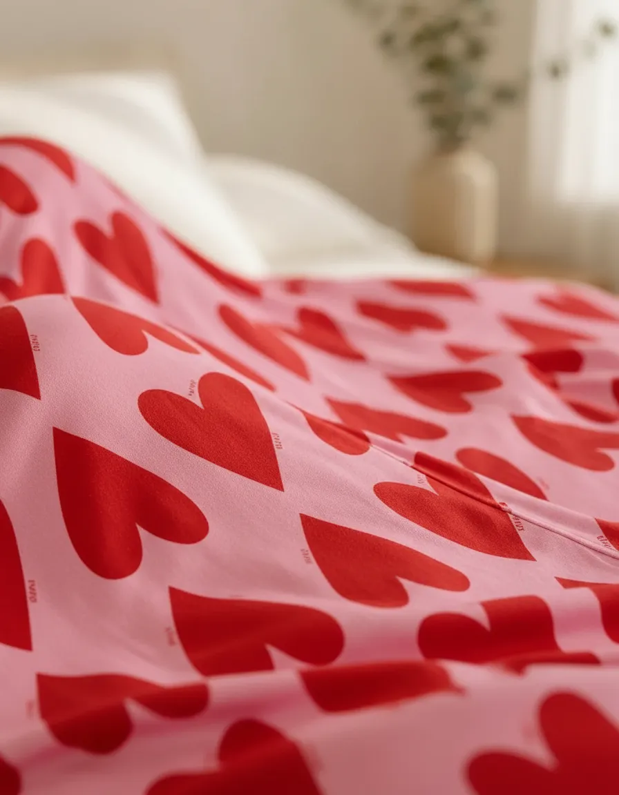 Pijama Camisero Agape Corazones - Imagen 5