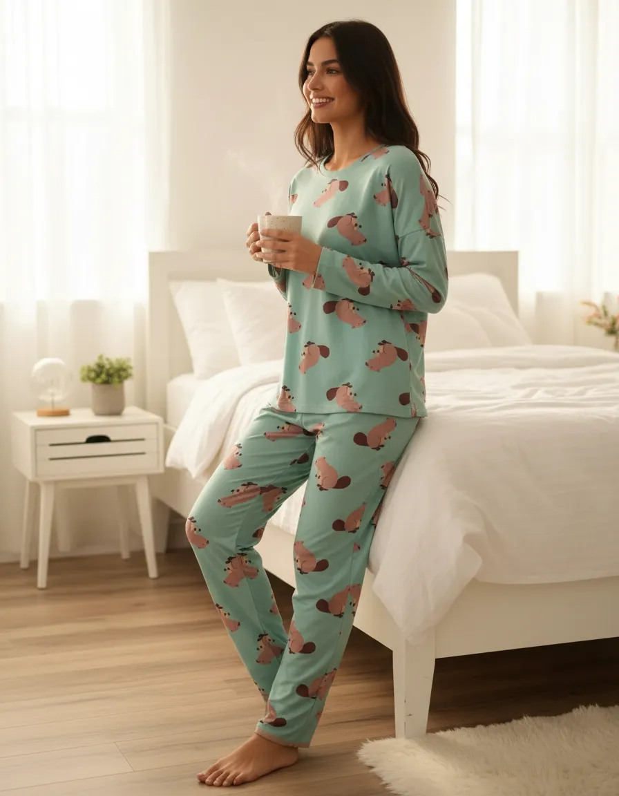 (ÚLTIMOS XL) Pijama Castor
