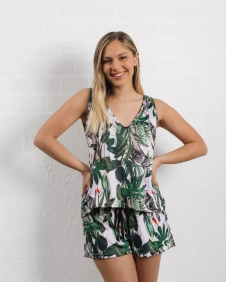 (Ultima Unidad S) Pijama Selva Rosa