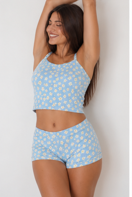 Pijama Morley Cute Celeste - Imagen 5
